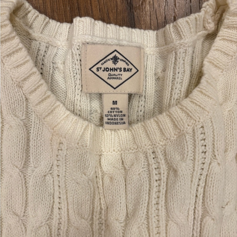 White Womans Sweater